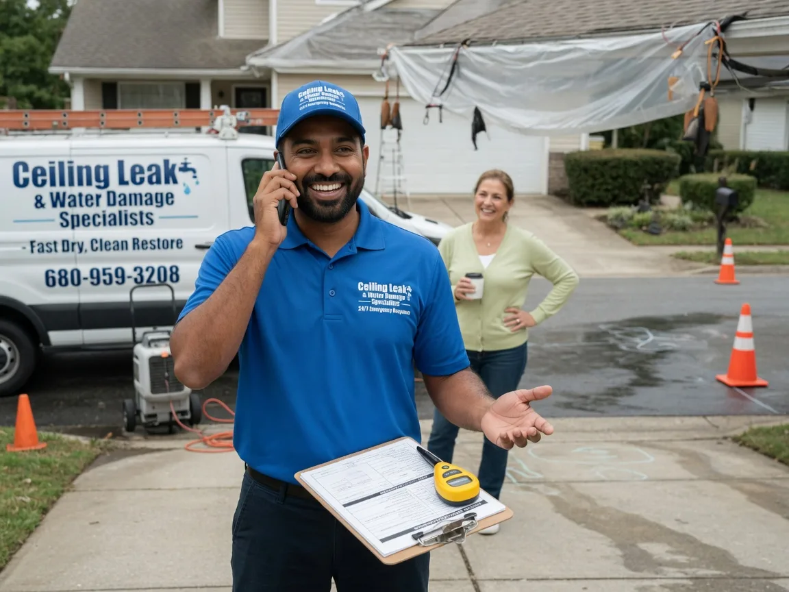 Ceiling Leak Cleanup Cross Junction, VA FAQs